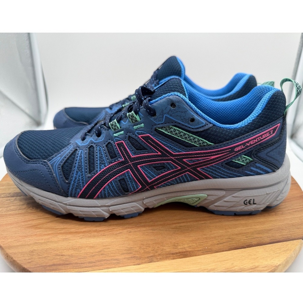 ASICS Gel-Venture 7 Women's Size 9 1/2 Peacoat Hot Pink Sneaker/Shoe  0227 - Picture 4 of 14
